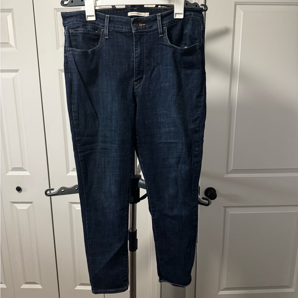 Women’s Levi’s jeans high rise skinny in Deep Indigo